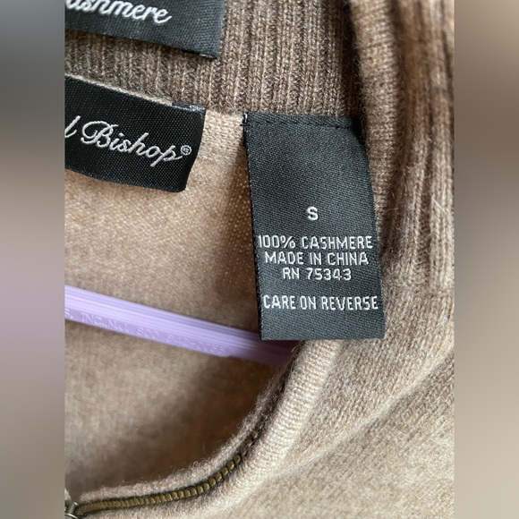 💯% cashmere S 😃♥️ Daniel bishop - Picture 8 of 10